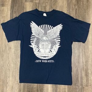 Y2K affliction style New York City shirt